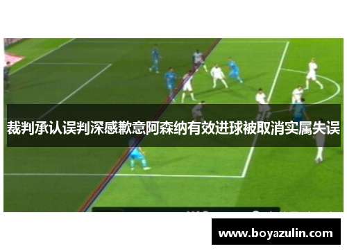 裁判承认误判深感歉意阿森纳有效进球被取消实属失误